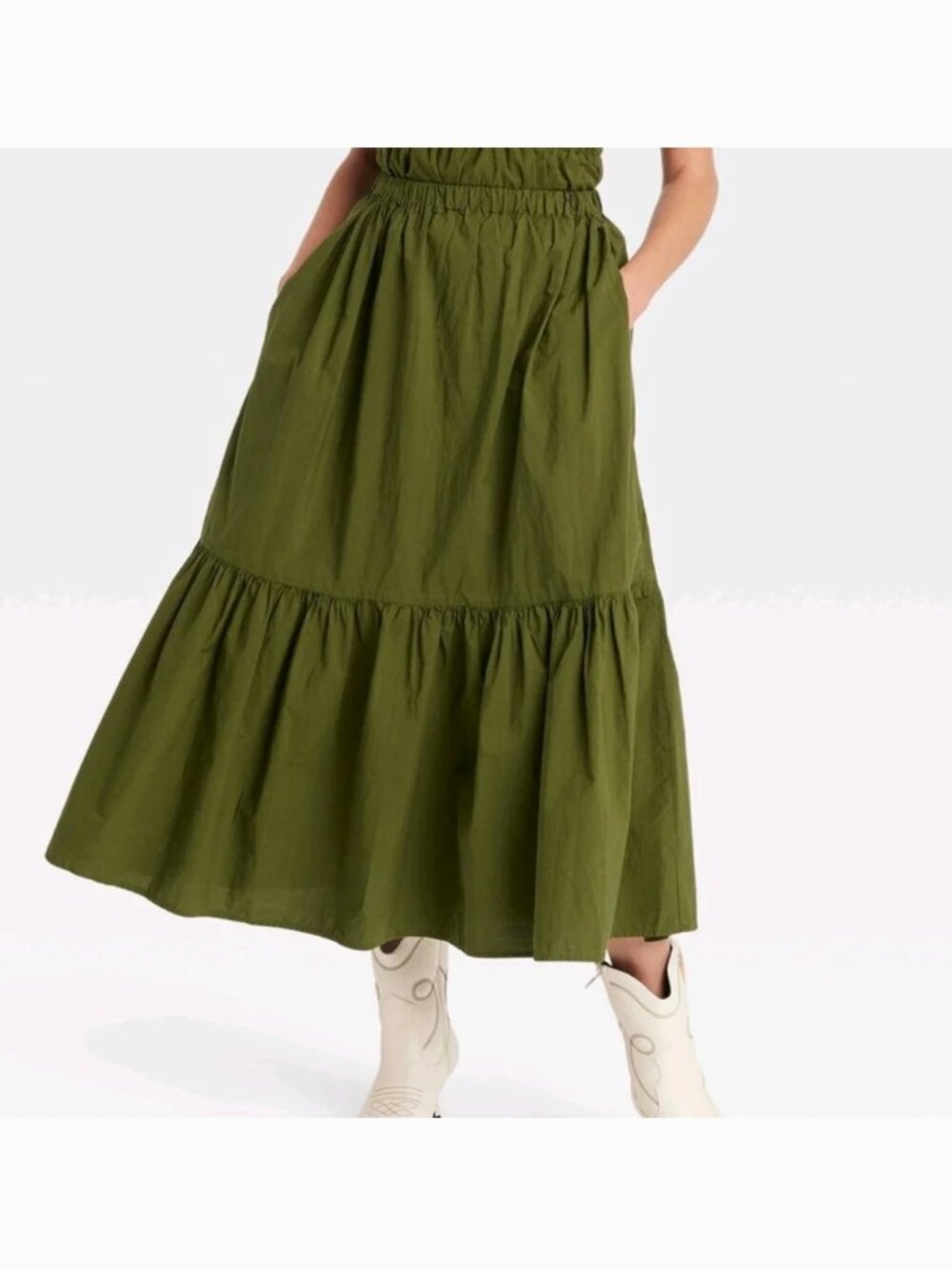 Universal Thread Green Women's Maxi Skirt XS NEW
